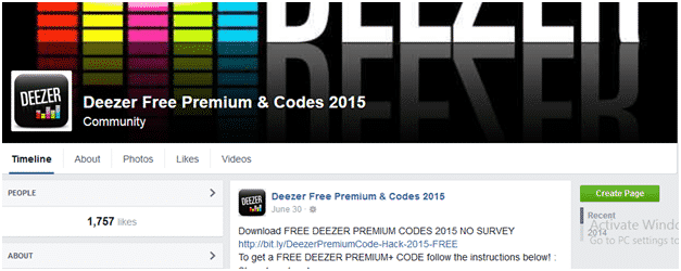 deezer com link code